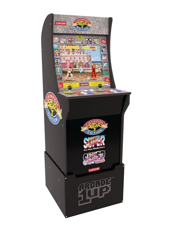 

Arcade 1Up Arcade1Up 3-in-1 Street Fighter 2 Arcade Cabinet Machine, Multicolour
