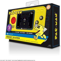 My Arcade Pac-Man Pocket Player Handheld Game Console with 3 Built In Games, DRMDGUNL3227, Yellow