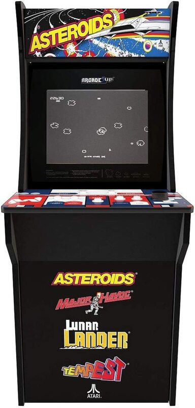 

Arcade 1Up Asteroids Game Cabinet, Black
