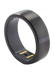 Motiv Titanium Smart Ring, Black, Size 8 US
