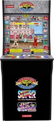 Arcade 1Up Street Fighter 3 in 1 Games Cabinet, Black