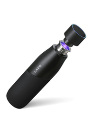 Larq 24oz Lightweight Self-Cleaning Non-Insulated Stainless Steel Water Bottle with UV Water Purifier, Black/Onyx