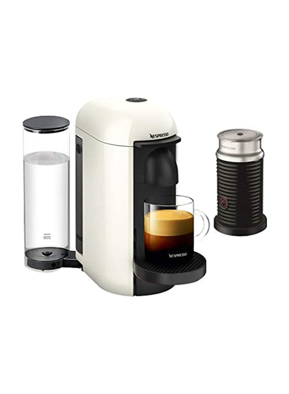 

Nespresso 1.7L Vertuo Plus Coffee Machine with Aerocino, 1300W, GCB2, White