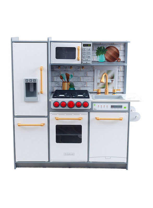 

Kidkraft Uptown Elite White Kitchen Play Set with EZ Kraft Assembly