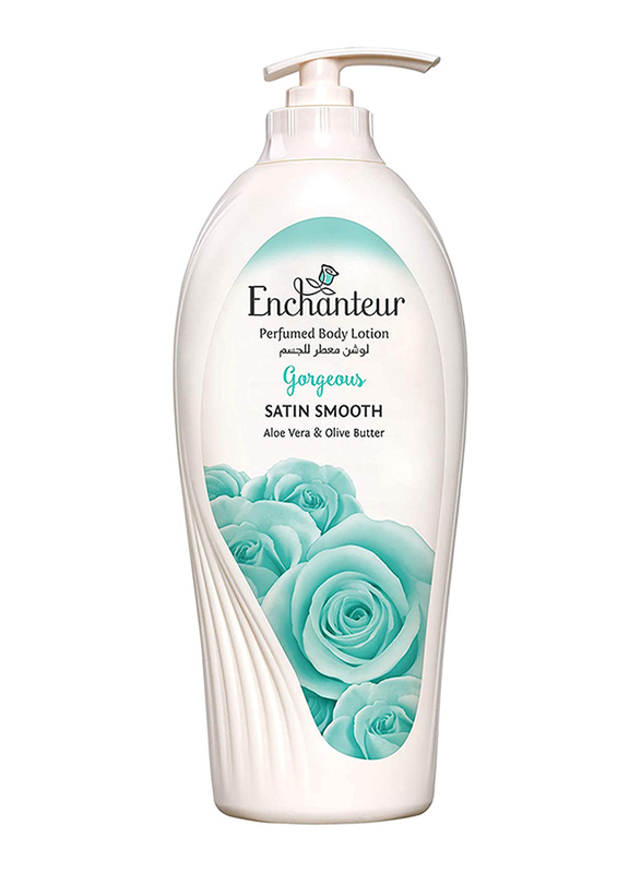 

Enchanteur Satin Smooth Gorgeous Lotion with Aloe Vera & Olive Butter, 500ml