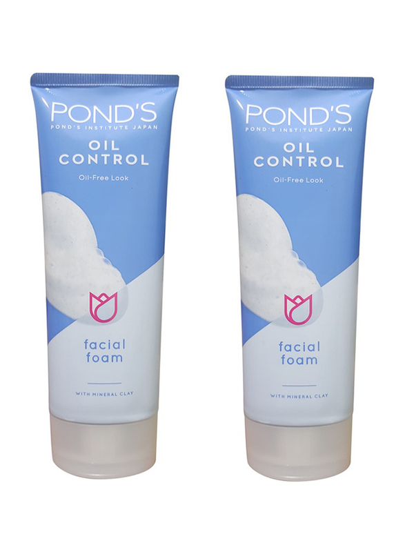 Pond's Oil Control Facial Foam, 100gm, 2 Pieces