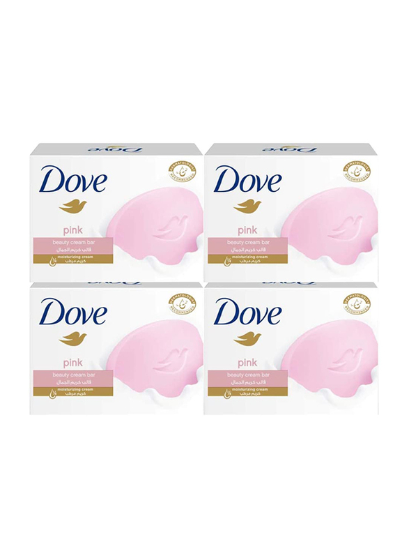 

Dove Pink Moisturising Beauty Cream Soap Bar, 135gm, 4 Pieces