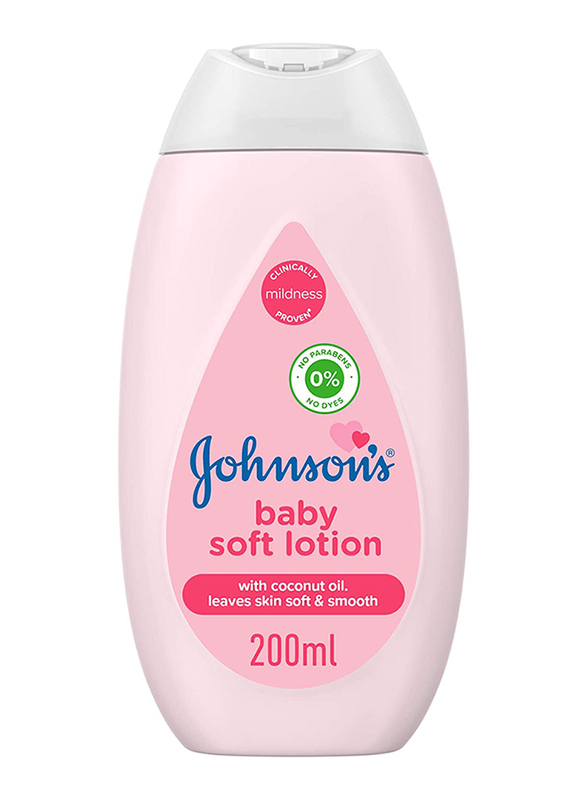 

Johnson's Baby 200ml Baby Soft Lotion for Babies, Pink