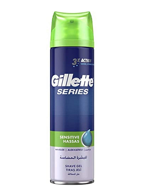 

Gillette Series Sensitive Shaving Gel, 200ml, 2 Pieces