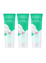 Pond's Clear Solutions Facial Scrub, 100gm, 3 Pieces