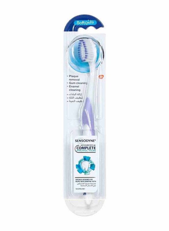 

Sensodyne Advanced Complete Toothbrush, White/Purple, Soft