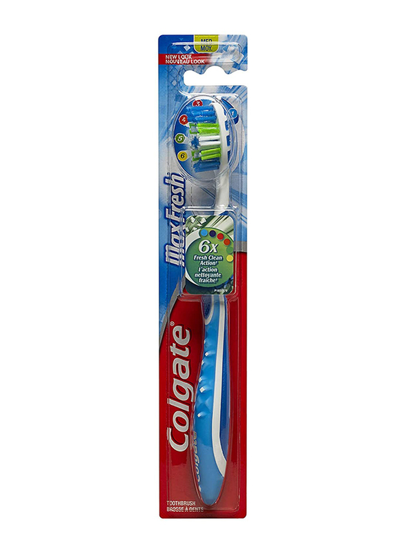 

Colgate Max Fresh Toothbrush, Assorted colours, Medium