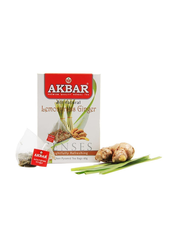 

Akbar Lemon Grass & Ginger Tea, 40g x 20 Tea Bags