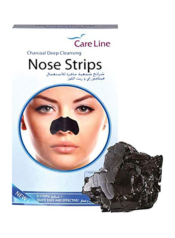 

Care Line Charcoal Deep Cleansing Nose Strips, 6 Strips