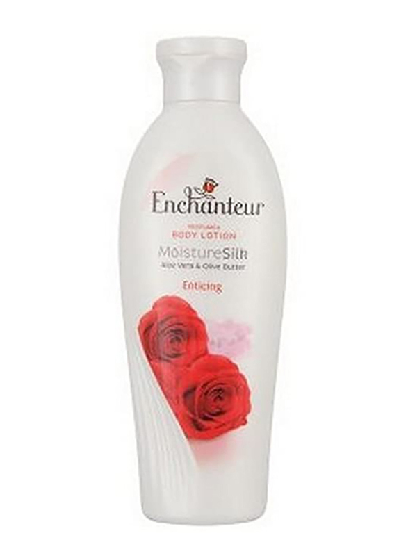 

Enchanteur Satin Smooth Enticing Lotion with Aloe Vera & Olive Butter, 500ml