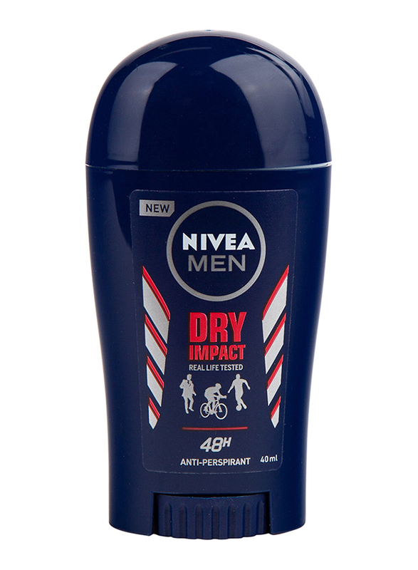 

Nivea Dry Impact Real Life Tested Deodorant Stick for Men, 40ml