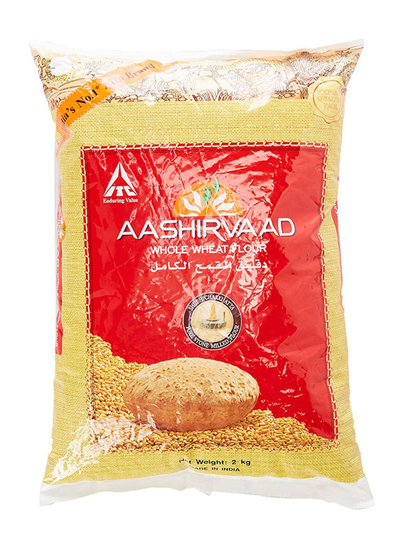 

Aashirvaad Whole Wheat Flour, 2 Kg