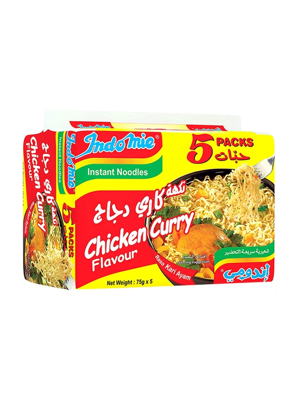 

Indomie Chicken Curry Flavour Instant Noodles, 5 x 75g