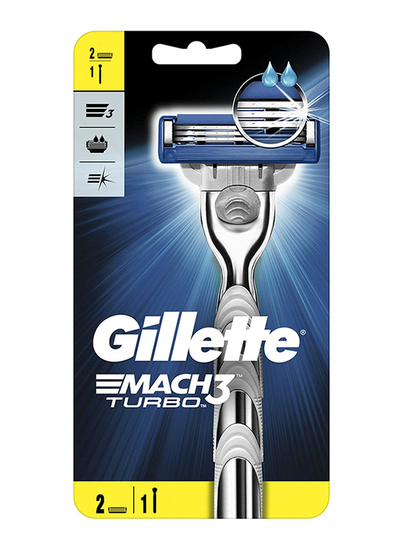 

Gillette Mach3 Turbo Razor with Replacement Catridge, 1 Piece