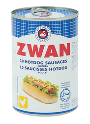 Zwan Chicken 10 Hotdog Sausages, 400g