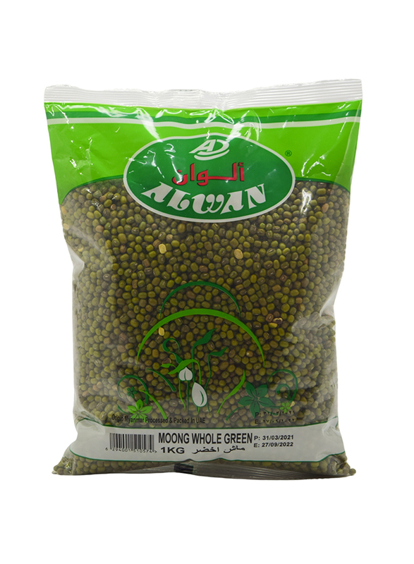 

Alwan Green Whole Moong, 1 Kg