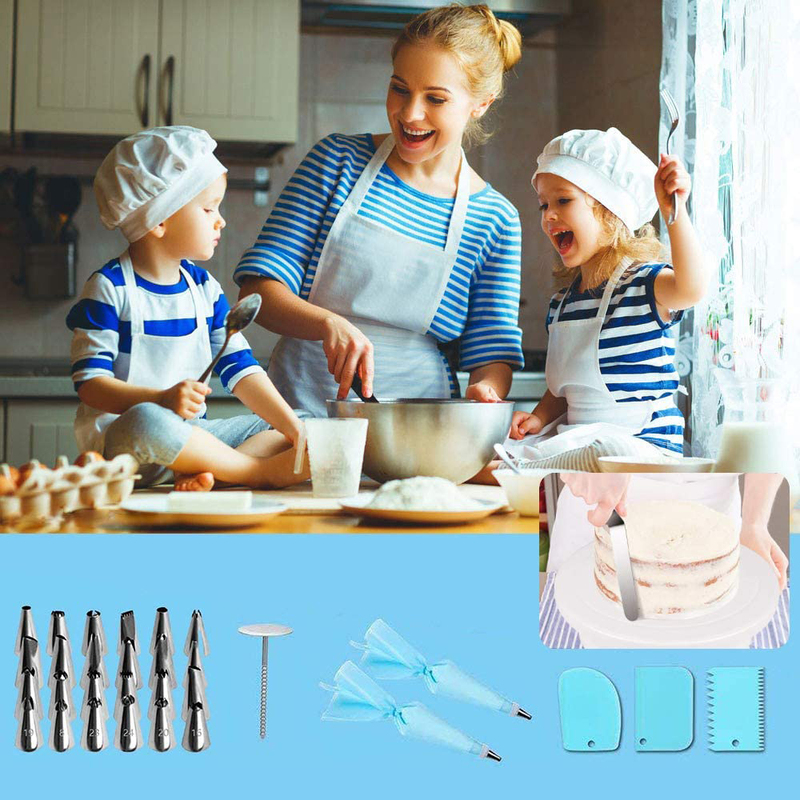 106-Piece Multi-Function Cake Decorating Kit, BK-TLS106, Multicolour