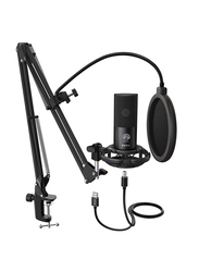 FIFINE T669 USB Microphone, Black