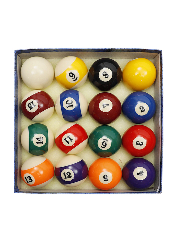 

TA Sports Billiard Balls C Grade, Multicolour