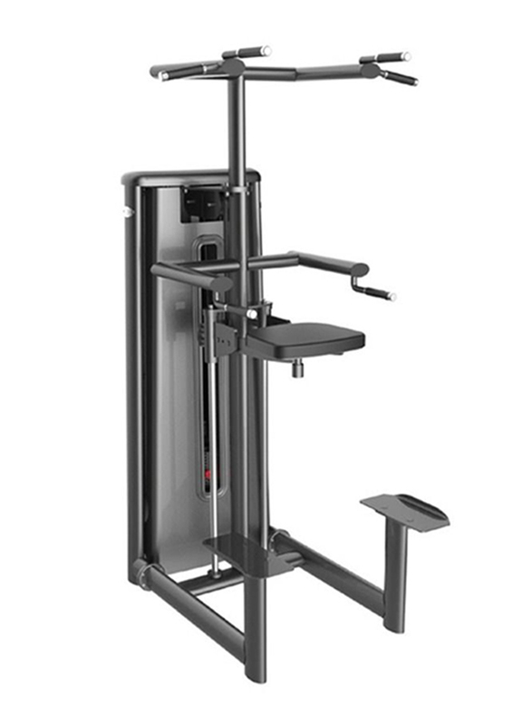 

Gym80 Cn003017 Kneeling Chinning & Dipping Exercise Machine, Grey/Black