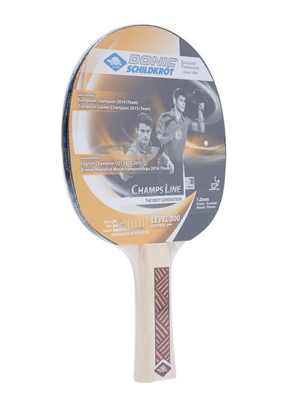 Donic Young Champ 300 Table Tennis Bat, Multicolour