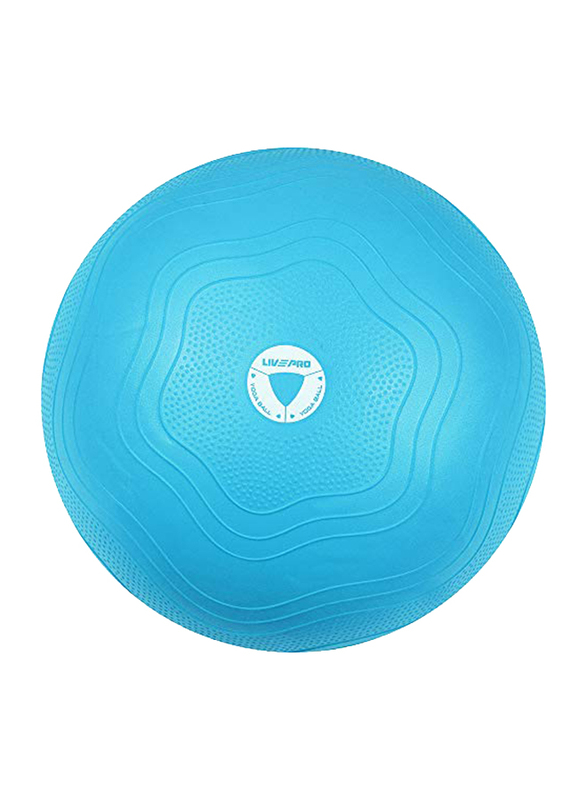 

Livepro LP8201-65 Anti-Burst Core-Fit Exercise Ball, 65cm, Blue