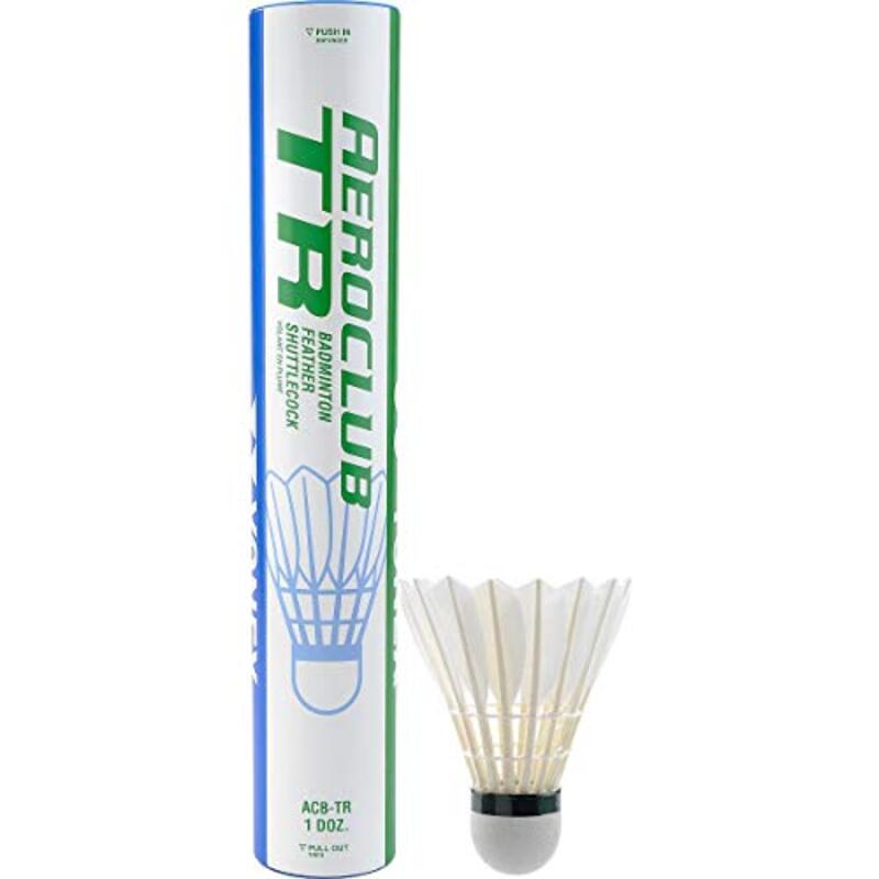 

Yonex ACB-TR Spd#2 Goose Feather Shuttlecocks, 12 Piece, White