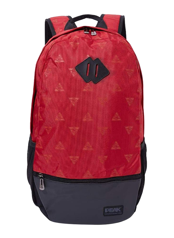 

Peak B141260 Nylon Backpack Bag, Rust Red