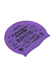 TA Sport Swimming Cap, Purple/Black