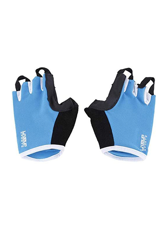 LiveUp Training Gloves, Large/Extra Large, Black/Blue