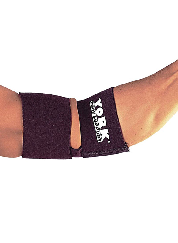 

York Fitness Elbow Support, Black/White