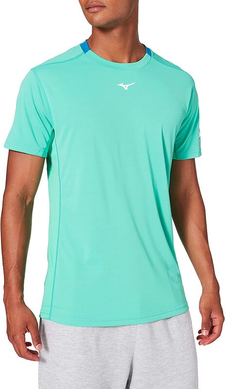 

Mizuno Alpha Sun Protect T-Shirt for Men, Extra Large, Mint Leaf Green
