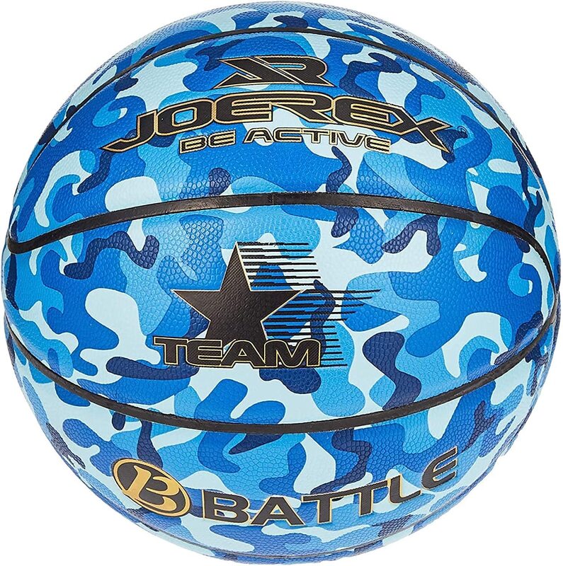

Joerex 7 PVC Camo Design Basketball, J642, Blue