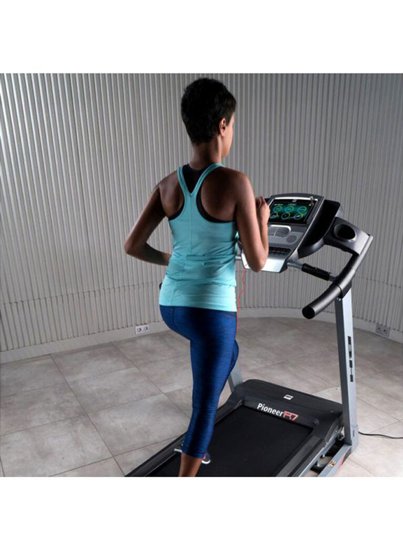 BH Fitness Pioneer R7 Treadmill, Black/Silver