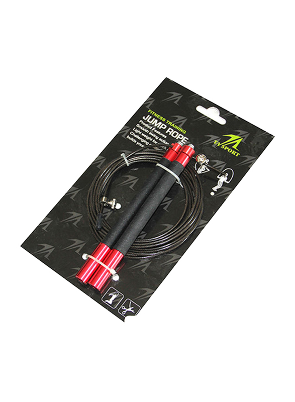 

Generic Skipping Rope, IR97174, Red/Black