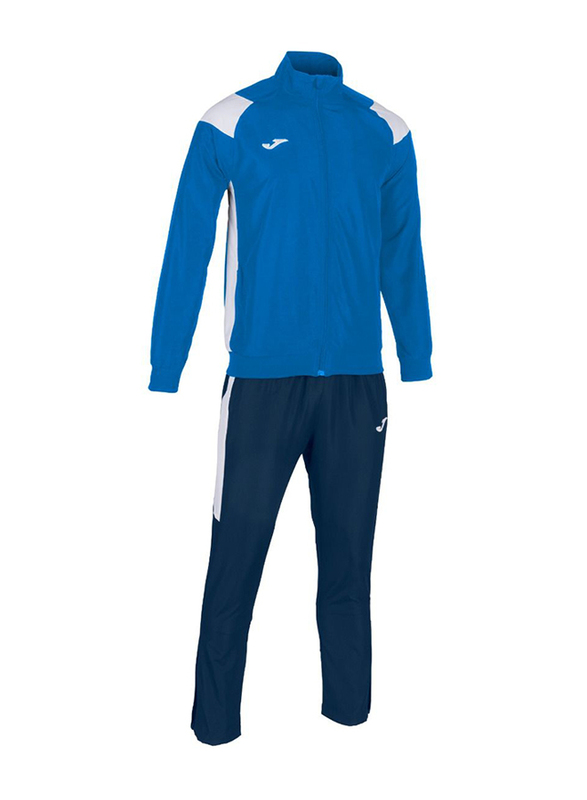 

Joma Micro Crew Iii Track Suit, L, White/Royal Blue