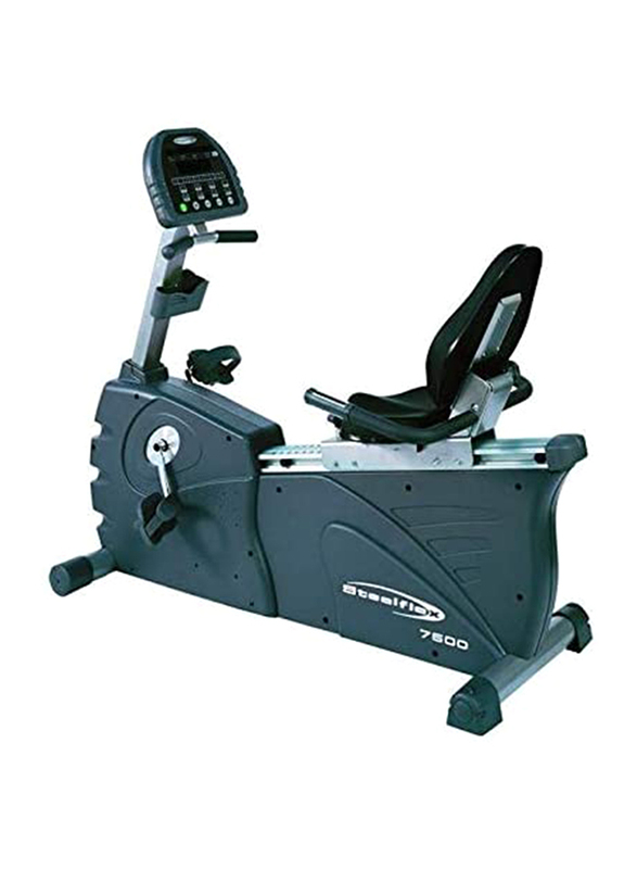 

Body Solid XB-7500HRC Steelflex Commercial Recumbent Bike, Black/White
