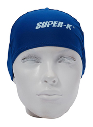 Mesuca Lycra Swimming Cap, Blue