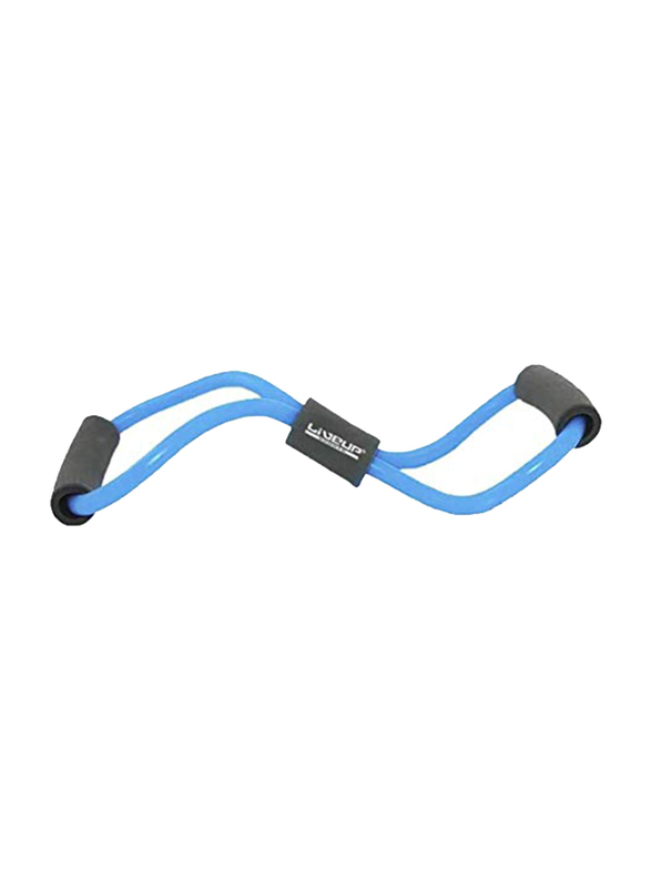 

Liveup Sports LiveUp LS3202 Soft Expander Resistance Tube, Size H, Blue/Grey