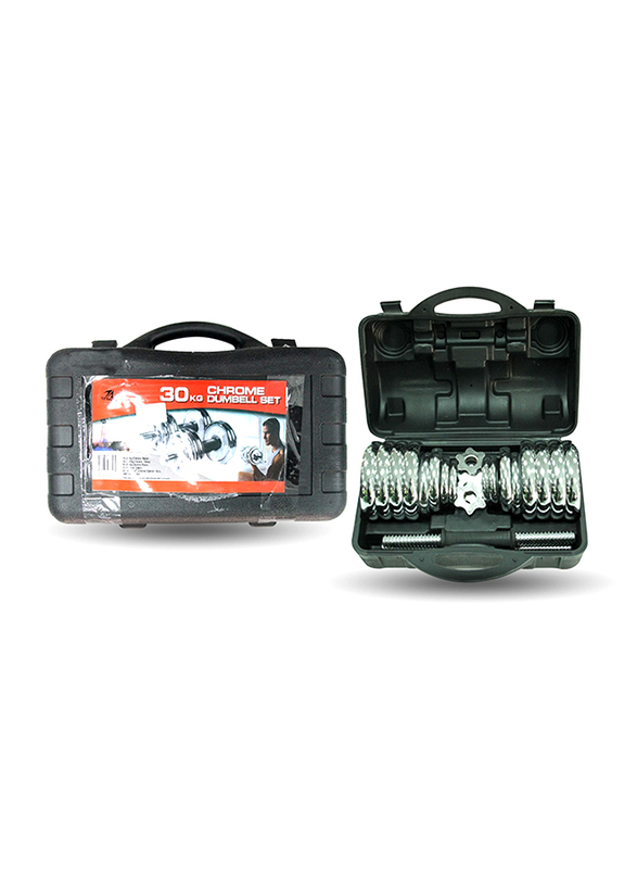 

TA Sport JYC30 Chrome Barbell Set, 30KG, Silver