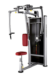 Bh Fitness Rear Deltoid Machine, 166x129x200cm, Silver/Red/Black
