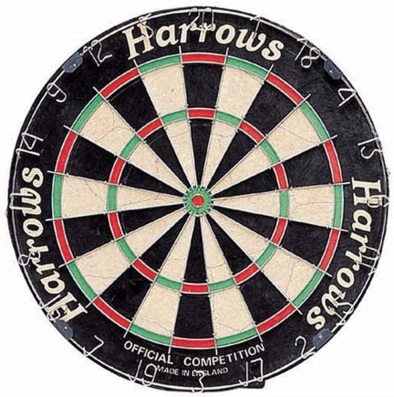 

Harrows 45cm Bristle Official Competition Dart Board, Multicolour