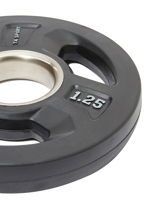 TA Sport Rubber Weight Plate, 54050342, 1.25KG, Black