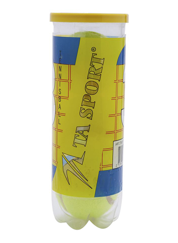 TA Sport Grade B Training Tennis Ball, 3 Piece, Green