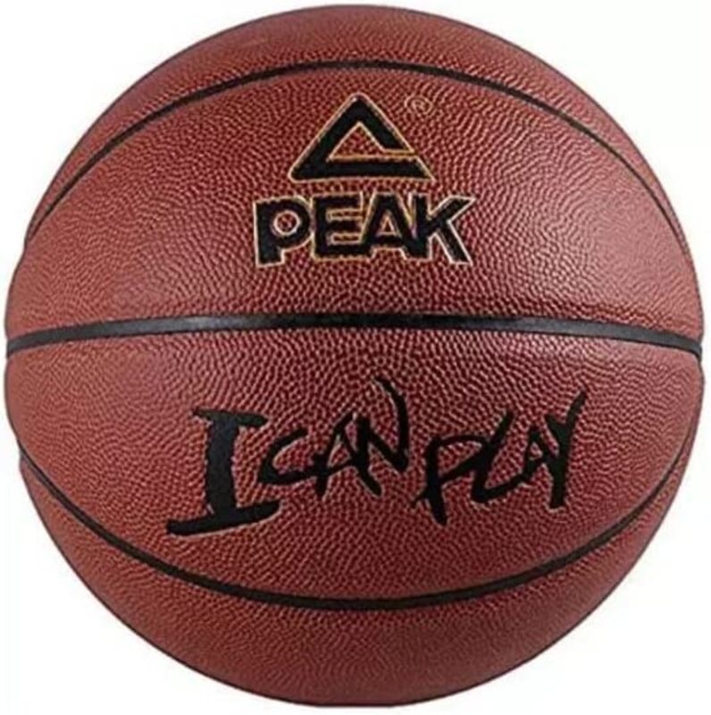 

Peak Rubber Basketball, Q151920, Burgundy